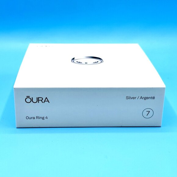 Oura Ring 4 - Smart Ring (Gen 4) - Silver - Size 7 - New and Sealed - Picture 8 of 9
